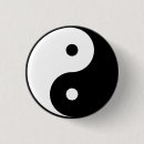 Recherche de ying yang badges Noir