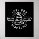 Search for love reading posters Coffee