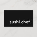 Recherche de chef de sushi cartes visite Cuisinier