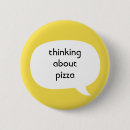 Recherche de humour de nourriture badges Pizza