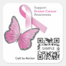 Search for breast cancer ribbon butterfly stickers Health