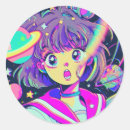 Recherche de anime girl autocollants Espace