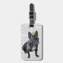 Search for french bulldog luggage tags Contemporary
