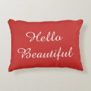 Search for hello beautiful pillows Typography