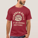 Search for synonym tshirts Humour