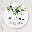 Search for olive branch wedding favour tags Botanical