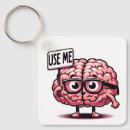 Search for funny brain keychains Student