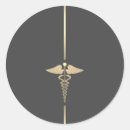 Search for gold caduceus stickers Nurse