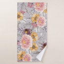 Search for grey and burgundy bath towels Floral