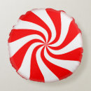 Search for peppermint candy pillows Red and white