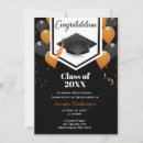 Recherche de orange graduation invitations Mignon