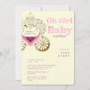 Search for carriage baby shower invitations Princess