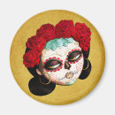 Recherche de fille de crâne magnets Squelette