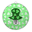 Recherche de shamrock jeux de fléchettes Vert