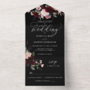 Search for moody floral wedding invitations All in one