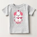 Recherche de valentines bébé tshirts Rose