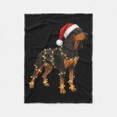Search for dachshund christmas blankets Design