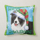 Recherche de de border collie coussins Noël