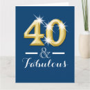Search for men 40th birthday cards Forty
