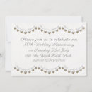 Search for 30th pearl anniversary invitations Heart