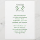 Search for holistic flyers Massage