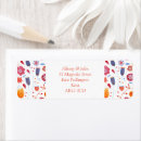 Search for wild flowers return address labels Floral