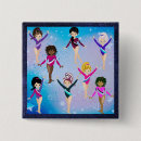 Search for team square buttons Girl