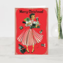 Search for vintage lady christmas cards Retro
