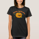 Search for happy halloween womens tshirts Black and orange