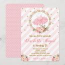 Search for ballet baby shower invitations Pink and gold