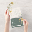 Search for fall sunflower wedding invitations All in one
