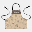 Search for snowflakes aprons Cold