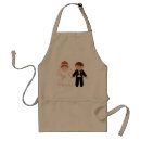 Search for wedding couple aprons Bride and groom