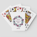 Recherche de joie jeux de cartes Floral