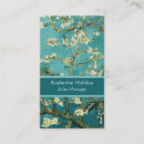 Search for impressionism business cards Floral