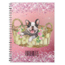 Search for french bulldog notebooks pink