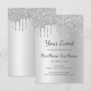 Search for new years baby invitations Silver
