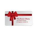 Recherche de red bow return address labels Arc