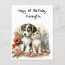 Search for pink black white birthday cards Whimsical