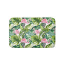 Search for flamingo bath mats Leaves
