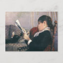 Recherche de femme lisant cartes postales Impressionnisme