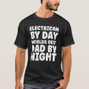 Recherche de papa électricien tshirts Meilleur