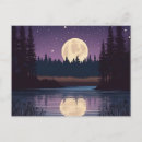 Recherche de clair de lune cartes postales Lac