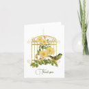 Search for bird cage thank you cards For her