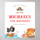 Recherche de anniversaire pirate posters Aquarelle