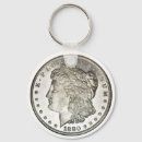 Search for silver coins keychains Morgan