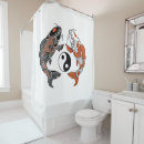 Search for water lily shower curtains Fish