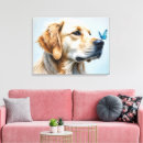 Search for butterfly dog art Golden retriever