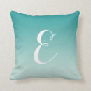 Recherche de aqua turquoise coussins Monogramme