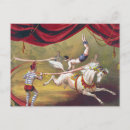 Search for vintage circus postcards Equestrian